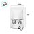 Saco de Papel Branco com Visor Stand Up Pouch Zip 18x26x4cm - Fecho Hermético Impermeável por dentro - 50 unidades - Riz - Imagem 2