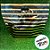 Sacola Metalizada com Zip P - Listras Preto/Ouro - 1 unidade - Cromus - Rizzo - Imagem 4