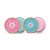 Prato de Papel Redondo - Donuts  - 8 unidades - Cromus - Rizzo - Imagem 1