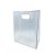 Sacola Transparente PVC com Alça - Branca - 21x27x11cm - 1 unidade - Rizzo - Imagem 1