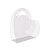 Sacola Transparente Bag Coração - 28x30x9cm - 1 unidade - Rizzo - Imagem 2