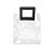 Sacola Transparente PVC com Alça Quadrada de Couro Preta - 15x15x10 - 1 unidade - Rizzo - Imagem 2