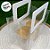 Sacola Transparente PVC com Alça Quadrada de Couro Branca - 18x20x10 - 1 unidade - Rizzo - Imagem 6