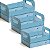 Caixote de Papel Cartão - Azul - 01 unidade - Cromus - Rizzo Embalagens - Imagem 1