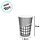Copo de Papel 240ml - Xadrez Junino  - 8 unidades - Cromus - Rizzo - Imagem 3