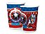 Copo de Papel Festa Vingadores Capitão América 180ml - 8 Unidades - Regina - Rizzo Festas - Imagem 1