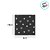 Papel Chumbo 8x7,8cm - Glitter Marrom/Ouro - 300 unidades - Cromus - Rizzo - Imagem 2