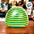 Papel Chumbo Brasil Listras 10x9,8cm - Verde/Amarelo - 300 unidades - Cromus - Rizzo - Imagem 4