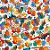 Saco Para Presente Decorado - Bike Splash - Cromus - Rizzo - Imagem 1
