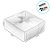 Caixa para 4 Doces com Tampa Transparente Nº 4 (8,5cm x 8,5cm x 3,5cm Prata - 10 unidades - ASSK - Rizzo - Imagem 2