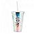 Copo de Plástico com Tampa e Canudo Mickey - 450ml - 1 unidade - Rizzo - Imagem 2