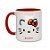 Caneca de Cerâmica Hello Kitty - 350ml - 1 unidade - Zona Criativa - Rizzo - Imagem 1