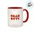 Caneca de Cerâmica Hello Kitty - 350ml - 1 unidade - Zona Criativa - Rizzo - Imagem 2