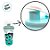 Mini Shakeira Divertidamente 2 - Ansiedade - 320ml - 1 unidade - Plasútil - Rizzo - Imagem 3