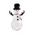 Boneco De Neve Premium Gigante Inflável Com Led - Bivolt - 2,6m - 1 unidade - Cromus - Rizzo - Imagem 1