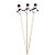 Pick Decorativo - Boneco de Neve - 12cm - 20 unidades - Silver - Rizzo - Imagem 1