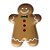 Bandeja Decorativa - Biscoito Gingerbread - Colorida - 20x15cm - 1 unidade - Só Boleiras - Rizzo - Imagem 1
