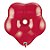 Balão de Festa Látex Blossom - Vermelho Rubi - 16" 40cm - 25 unidades - Qualatex Outlet - Rizzo - Imagem 1