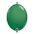 Balão de Festa Látex Liso Decorado Q-Link - Verde - 6" 15cm - 50 unidades - Qualatex Outlet - Rizzo - Imagem 1