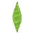 Balão de Festa Microfoil 38" 95cm - Taper Espiral Verde Lima - 1 unidade - Qualatex Outlet - Rizzo - Imagem 1