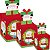 Caixa Panetone Pop Up Surpresa - 10 unidades - Cromus Natal - Rizzo Embalagens - Imagem 1