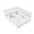 Caixa Ovo de Colher Kit Confeiteiro - Meio Ovo de 100g a 150g - 20,5cm x 17cm x 9,7cm - Branca - 5unidades - Assk - Imagem 1