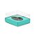 Caixa para Meio Ovo de 100g - 11x12,7x7cm - Azul Claro - 5 unidades - ASSK - Rizzo - Imagem 1