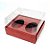 Caixa Ovo de Colher Duplo - Meio Ovo de 50g a 80g - 10x10x4cm - Rose Gold - 5unidades - Assk - Páscoa Rizzo Embalagens - Imagem 2