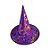 Chapéu de Bruxa Roxo - Bruxa Colorida - Halloween - 1 unidade - Rizzo - Imagem 1