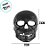 Máscara de Halloween - Caveira Preto - 23x17cm - 1 unidade - Rizzo - Imagem 2