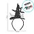 Tiara Bruxa Amaáia de Halloween - Preto - 27cm - 1 unidade - Cromus - Rizzo - Imagem 2
