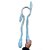 Tiara Orelha Coelho com Movimento - Azul - 55cm - 1 unidade - Rizzo - Imagem 2