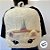 Mochila de Pelúcia Unicórnio Olhos Grandes - Creme - 30x35cm - 1 unidade - Rizzo - Imagem 4