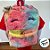 Mochila de Pelúcia Unicórnio - Coloridos Rosa - 25x30cm - 1 unidade - Rizzo - Imagem 4