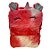Mochila de Pelúcia Unicórnio - Vermelho e Rosa - 25x30cm - 1 unidade - Rizzo - Imagem 1