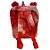 Mochila de Pelúcia Unicórnio - Vermelho e Rosa - 25x30cm - 1 unidade - Rizzo - Imagem 2