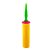 Inflador a Ar Bomba Manual para Balão - Amarelo - 1 unidade - Rizzo - Imagem 1