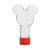 Mini Tubete Lembrancinha Mouse 11cm - Vermelho - 10 unidades - Rizzo - Imagem 1