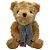 Urso de Pelúcia Cachecol Coração - Azul - 23cm - 1 unidade - Rizzo - Imagem 1