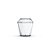 Copo Diamantinho com Tampa - 150ml - 10 unidades - Plastilânia - Imagem 1