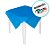 Toalha de Mesa em TNT - 80x80cm - Azul - 5 unidades - Best Fest - Rizzo - Imagem 4