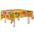 Toalha de Mesa em TNT - 70x70cm - Amarela com Flores - 5 unidades - Best Fest - Rizzo - Imagem 1
