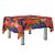 Toalha de Mesa em TNT - 70x70cm - Tipo Chita Vermelha com Flores - 5 unidades - Best Fest - Rizzo - Imagem 1