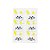 Aplique Decorativo - Coelhos Branco e Amarelo - 6cm - 6 unidades - Rizzo - Imagem 1