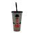 Copo com Tampa e Canudo - Te Amo Pai - 600ml - 1 unidade - Rizzo - Imagem 1