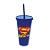 Copo com Tampa e Canudo - Super Pai - 600ml - 1 unidade - Rizzo - Imagem 1