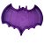 Bandeja Decorativa de Halloween - Morcego Roxo - 21x16cm - 1 unidade - Rizzo - Imagem 1
