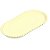 Bandeja Esfera Acrílica Durável Oval - Amarelo Candy - 25x13cm - 1 unidade - Rizzo - Rizzo - Imagem 1