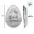 Bandeja de Metal Decorativa de Páscoa - Coelha Happy Easter - 26x18x3cm - 1 unidade - Rizzo - Imagem 5