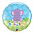 Balão de Festa Microfoil 18" 45cm - Baby Boy Elefante - 1 unidade - Qualatex Outlet - Rizzo - Imagem 1